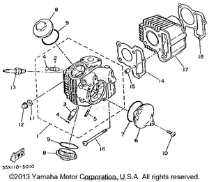 Intake Exhaust Valve & Seal For Yamaha YFM80 Badger Raptor YFM100 - Foto 2