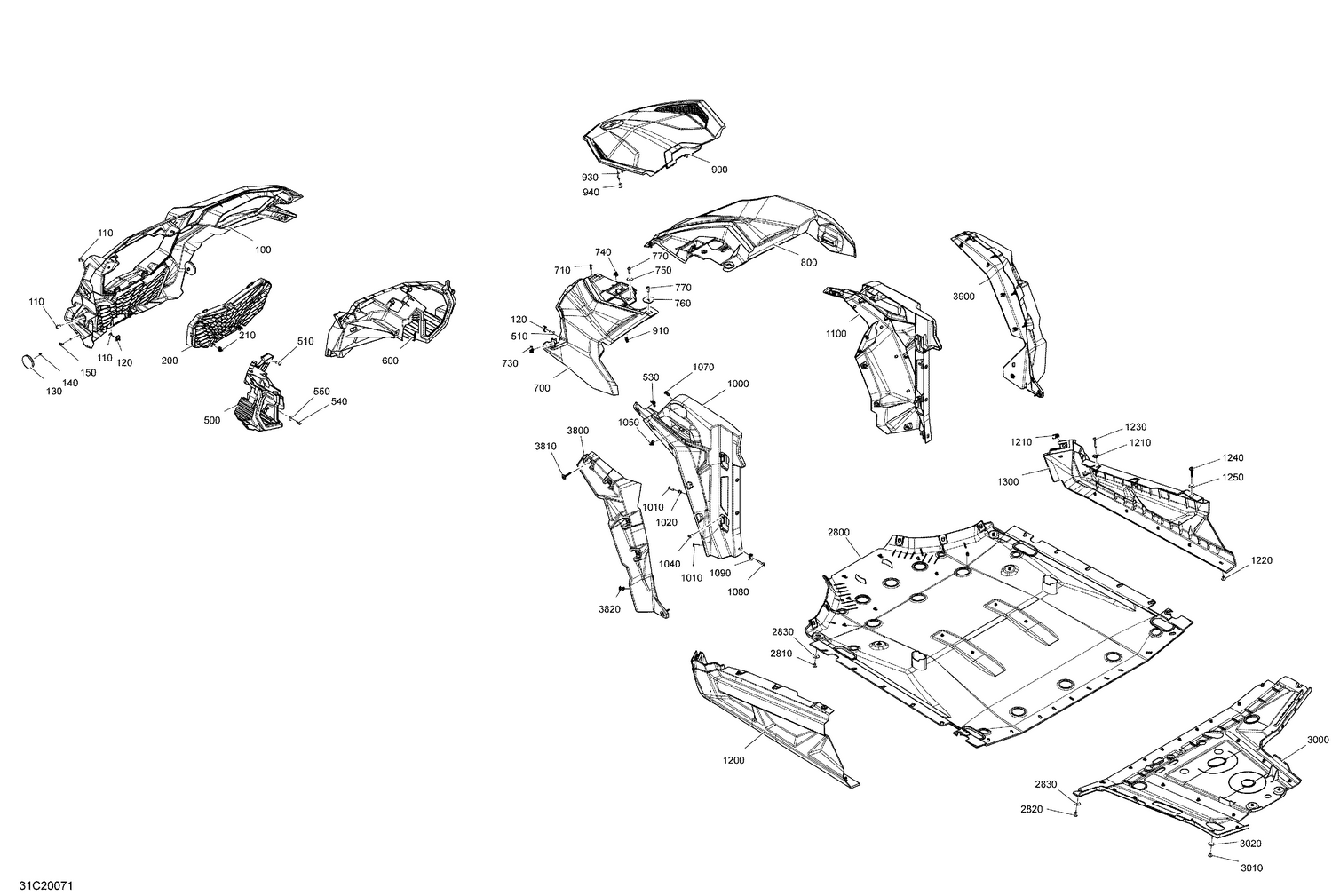 09- Body - Front Section - White