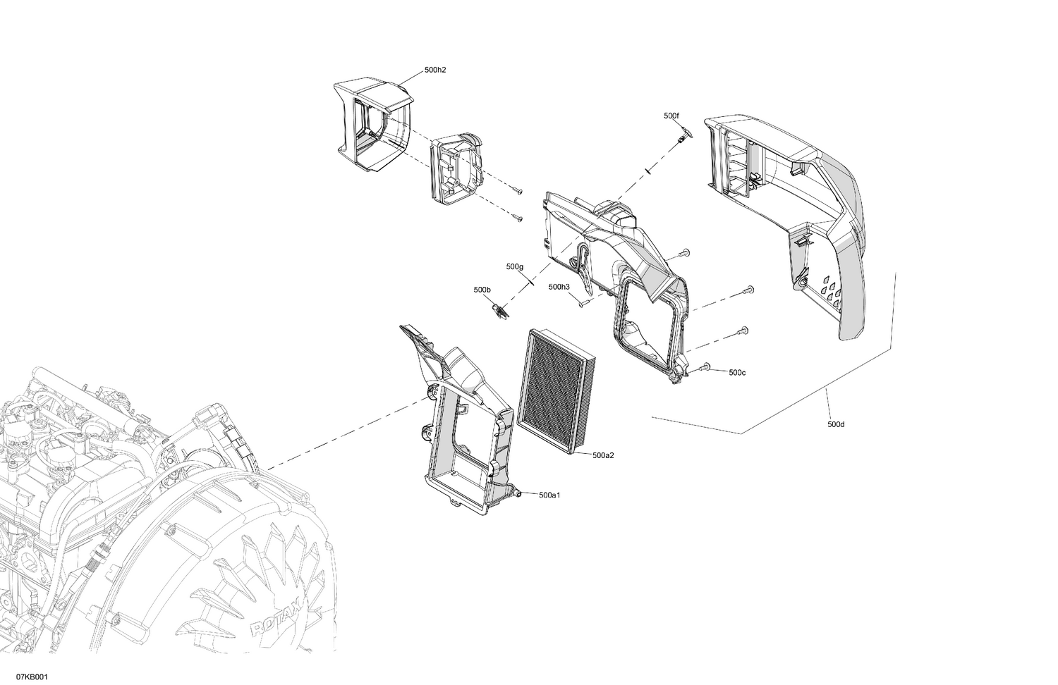 02- Engine - RH Air Intake