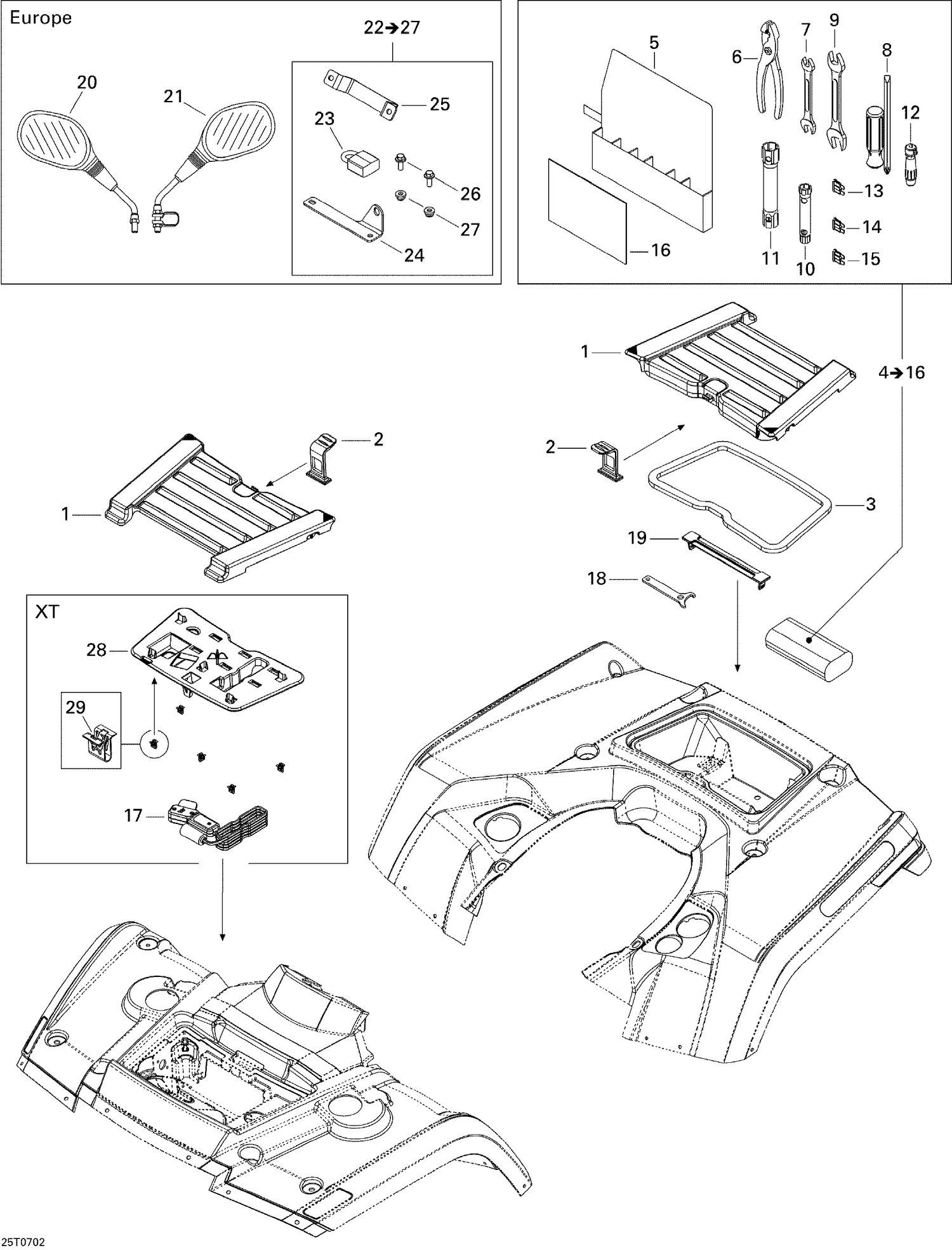 09- Front and Rear Trays STD