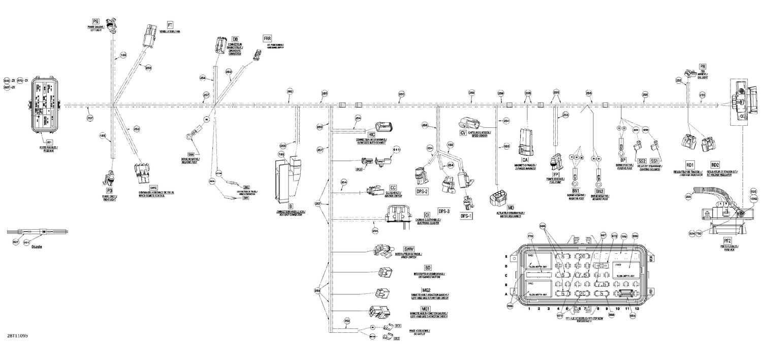10- Main Harness XT, XTP