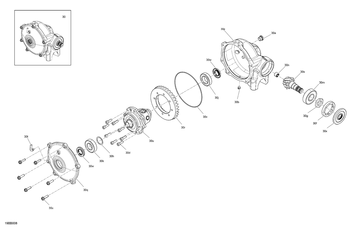 04- Drive - Front - Differential Parts