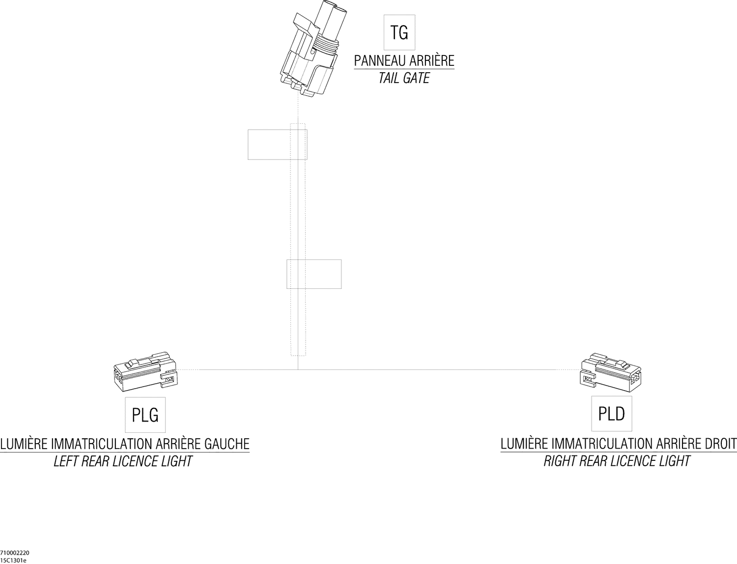 10- Electrical Harness Tail Gate, EUROPE