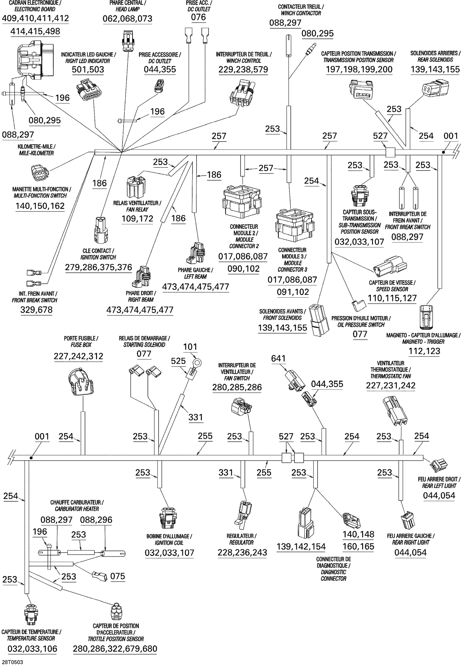 10- Electrical Harness, Frame
