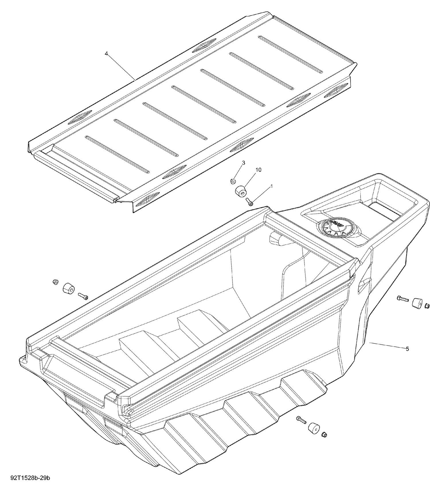 09- Cargo Drawer Box Kit_92T1528b