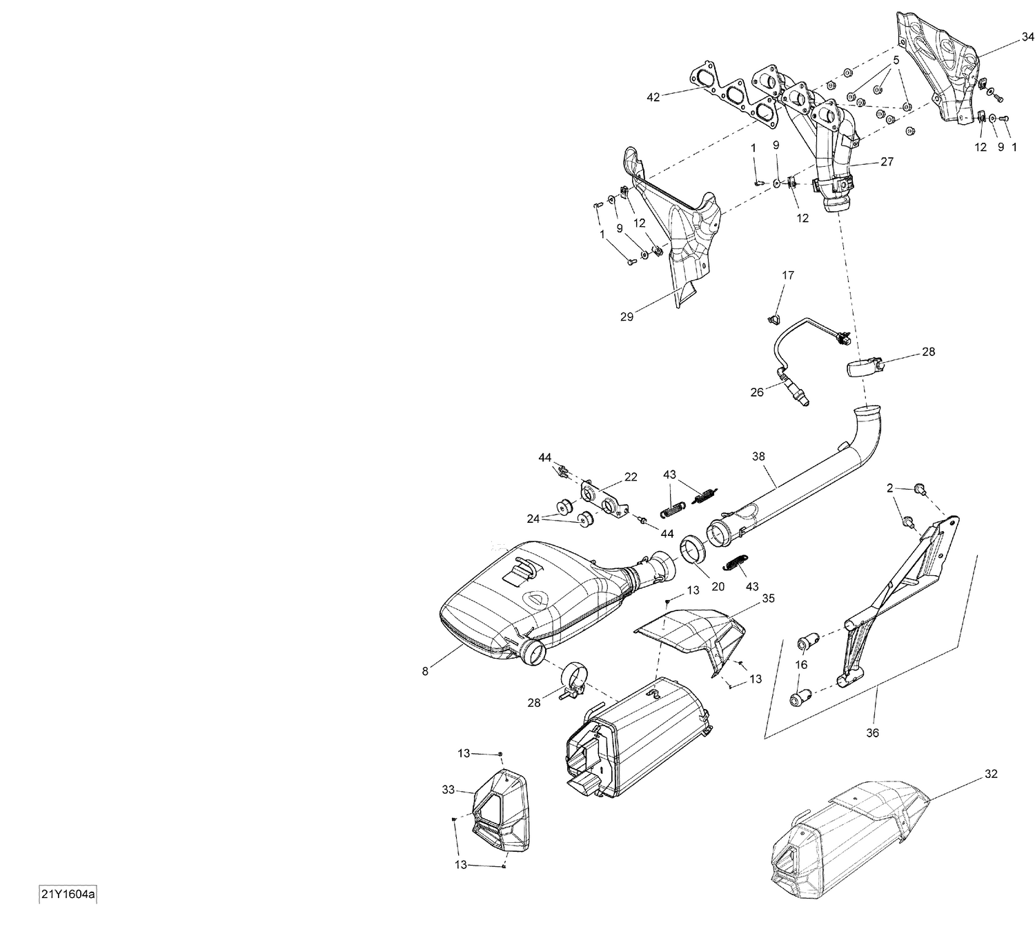 01- Exhaust System - Package Standard-S-Special