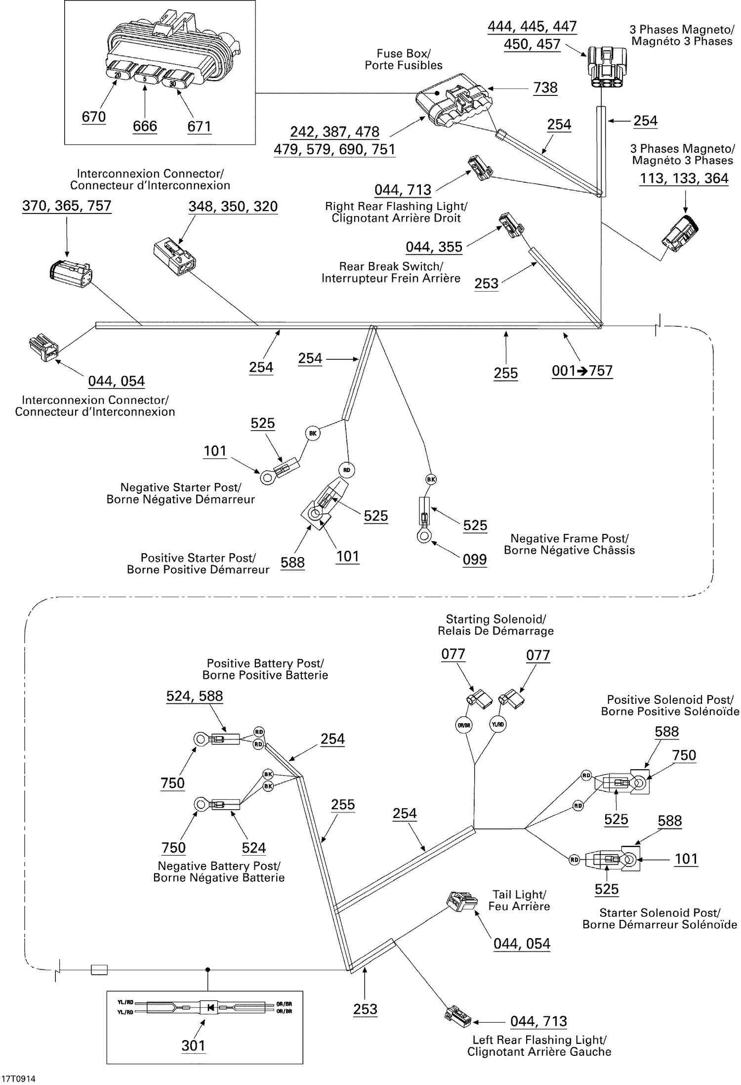 10- Electrical Harness, Rear Section Rear