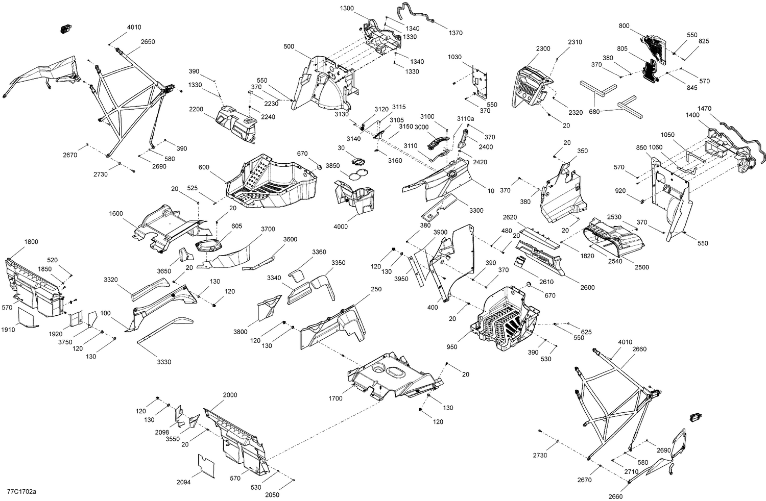 09- Cab Interior - Except Package XMR