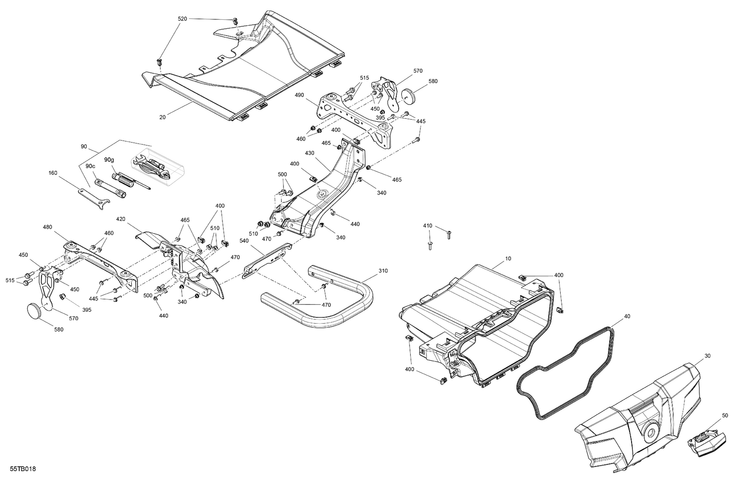 07- Body - Front Storage Tray