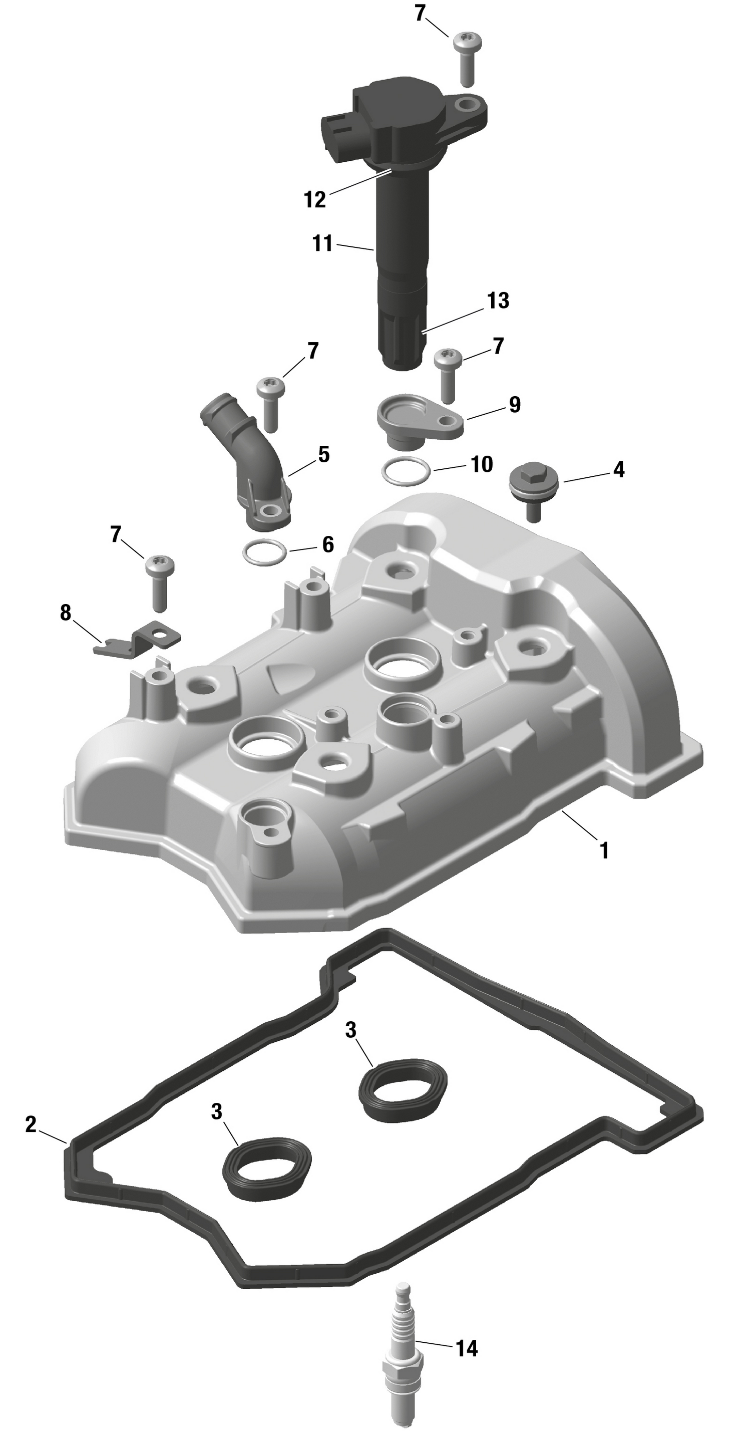01- ROTAX - Valve Cover