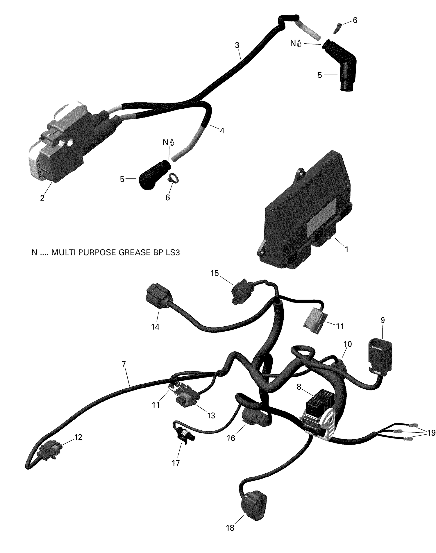 10- Engine Harness And Electronic Module Version 3