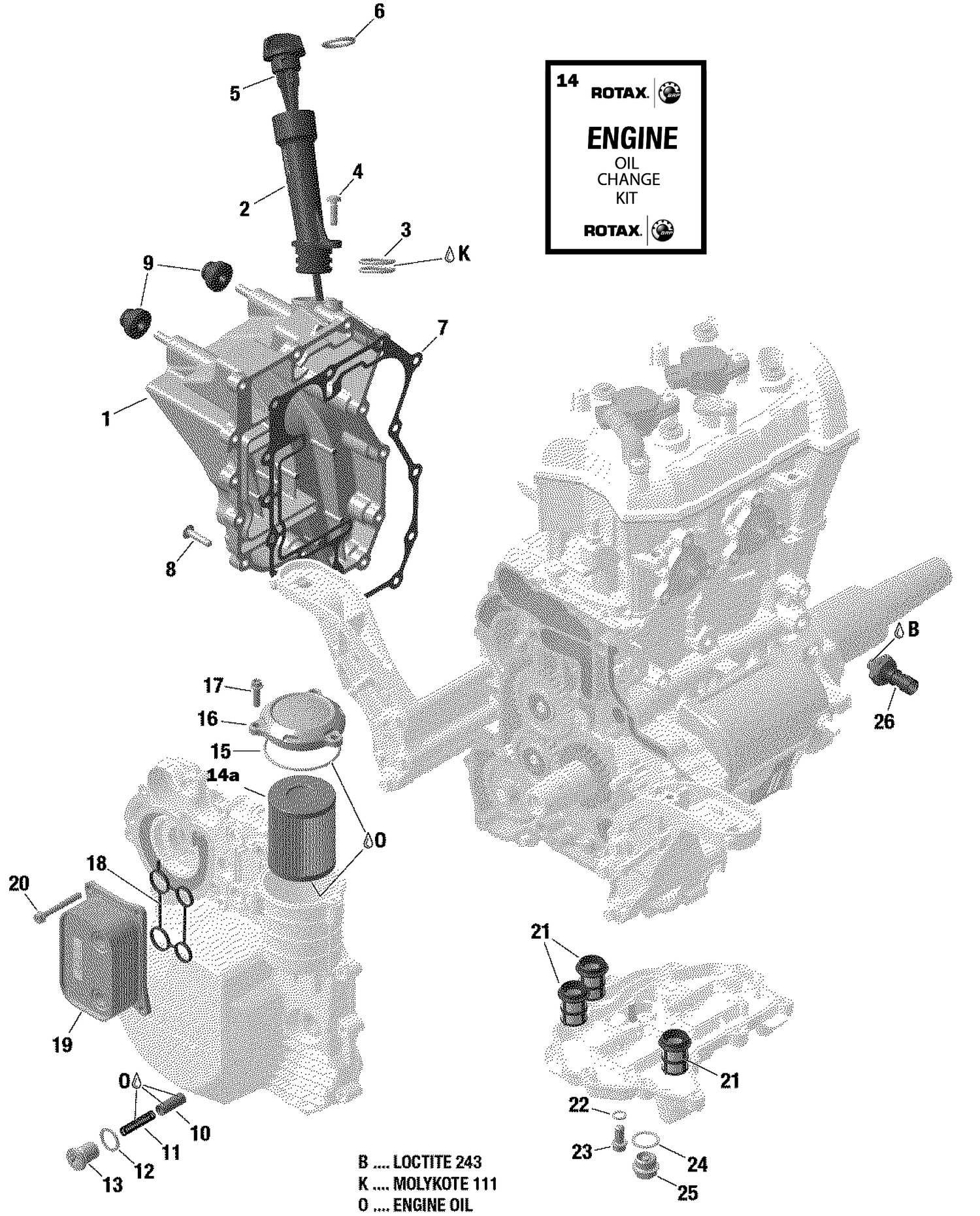 01 ROTAX - Engine - Lubrication - System - 600 ACE