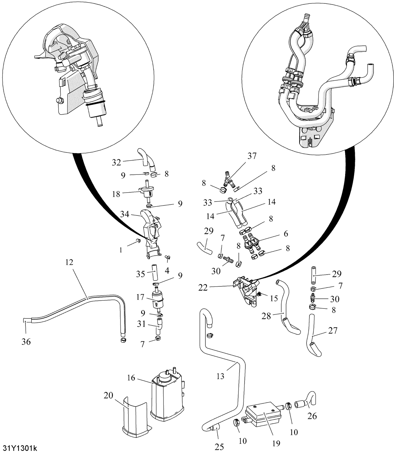 02- EVAP System - CARB (Heat Management Kit)