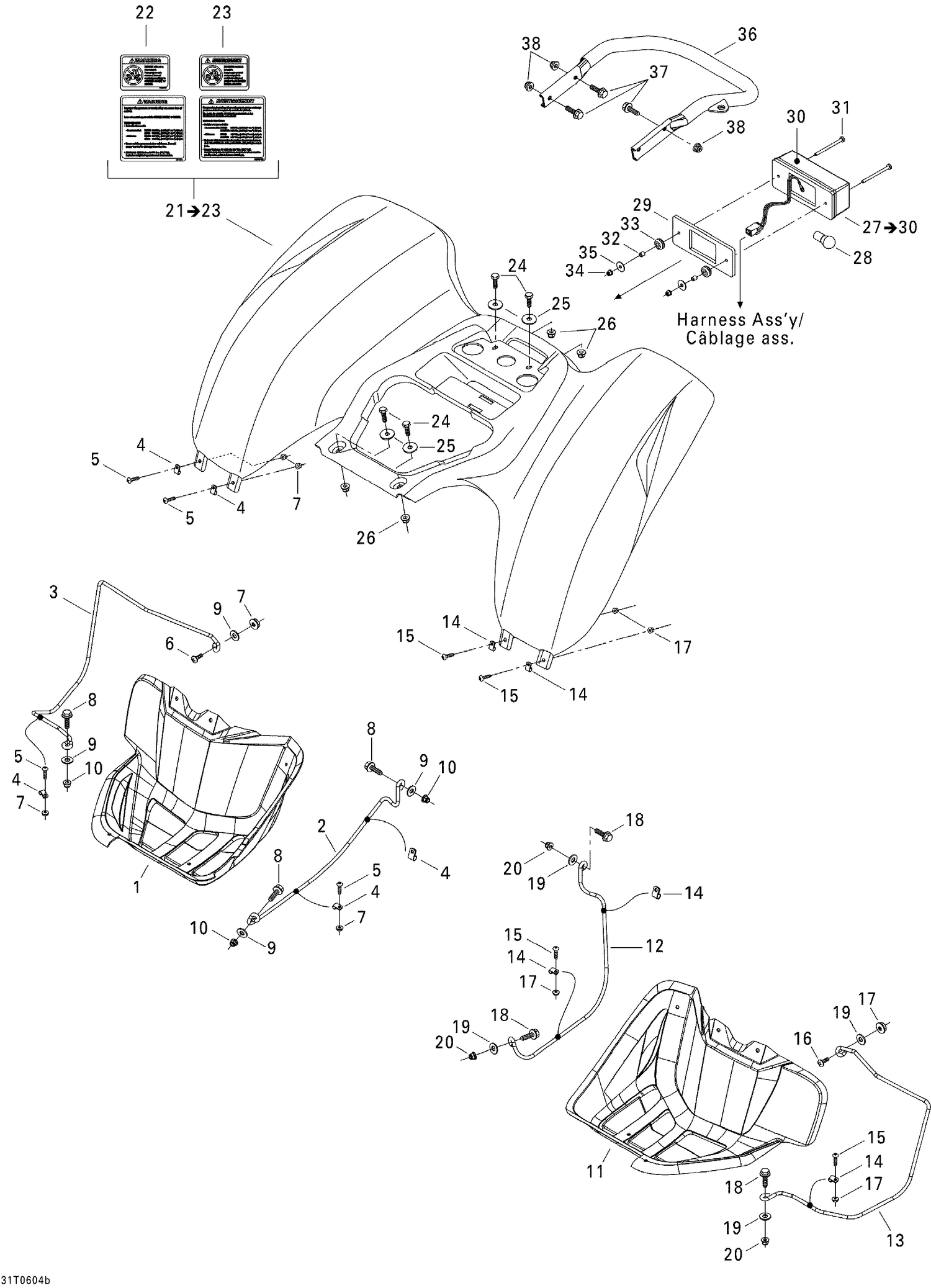 09- Body And Accessories, Rear View