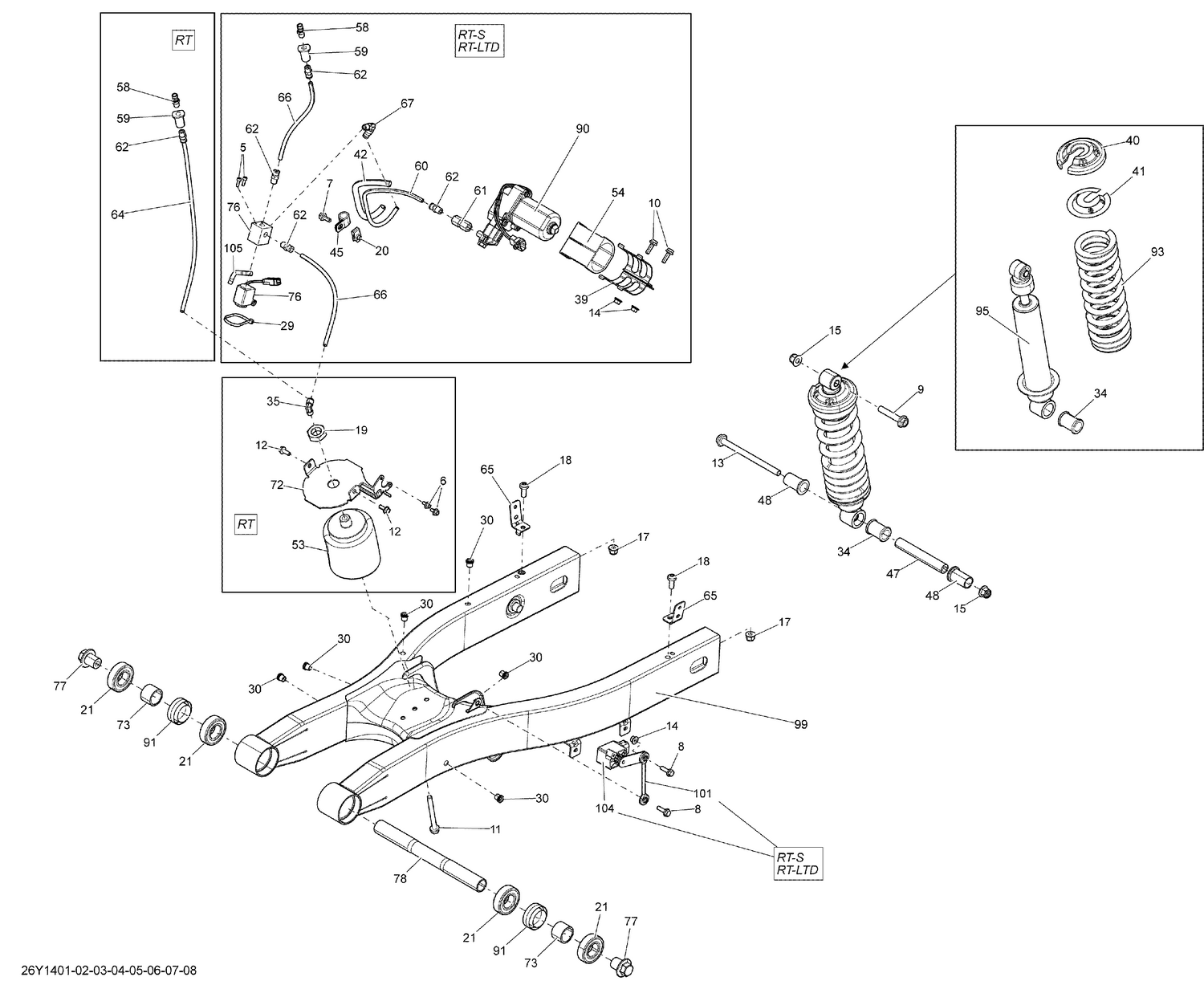 08- Suspension, Rear _26Y1401