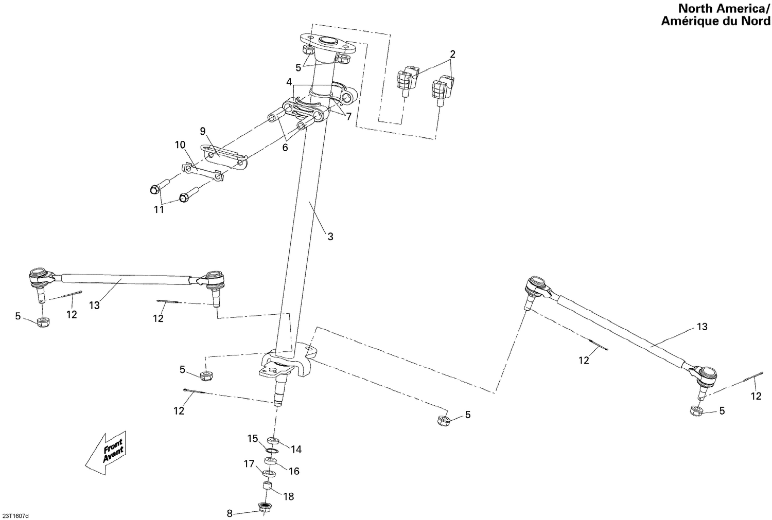07- Steering Linkage North America