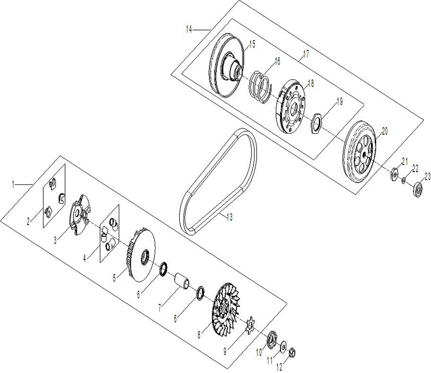 02- Engine - Drive Clutch 70