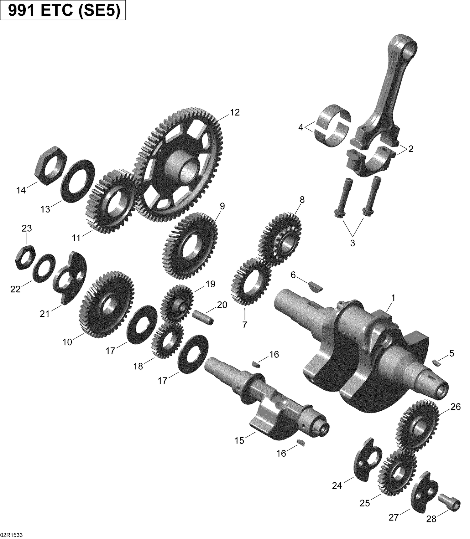 01- Crankshaft _02R1533