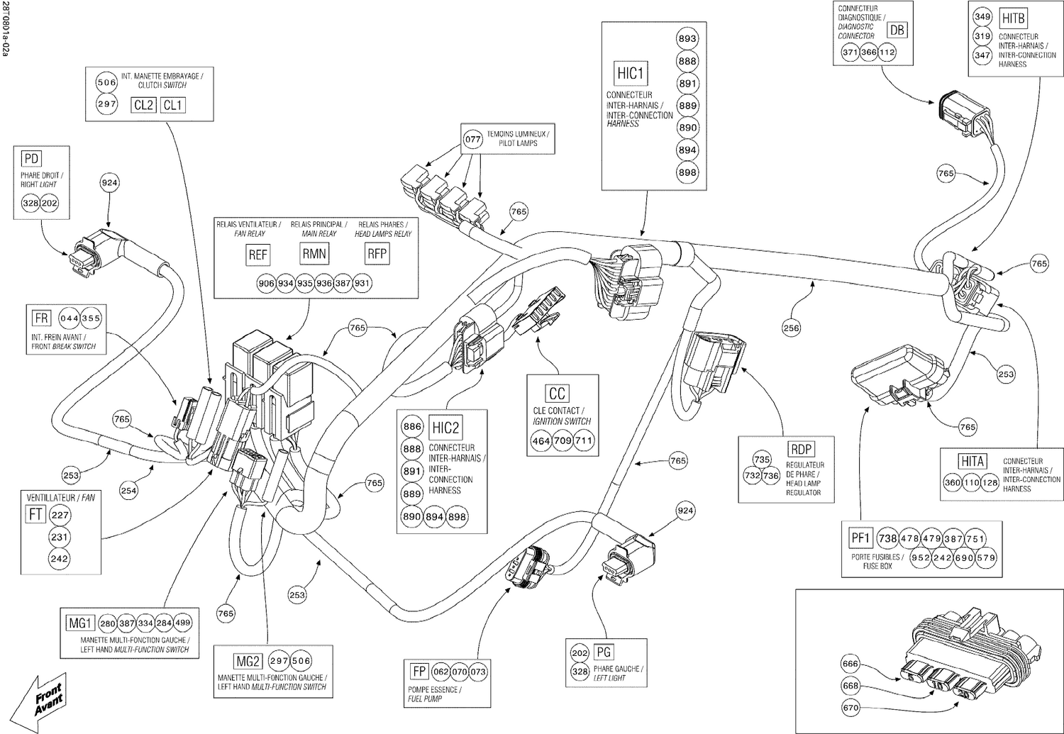 10- Main Harness Front