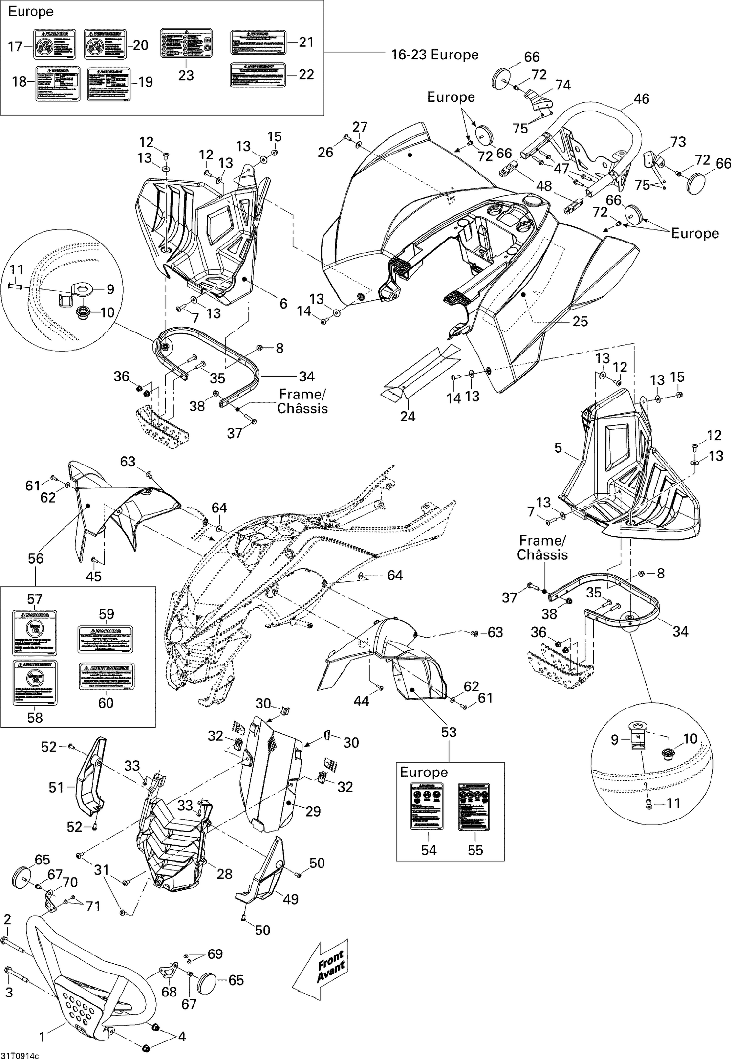 09- Body And Accessories, Front View X