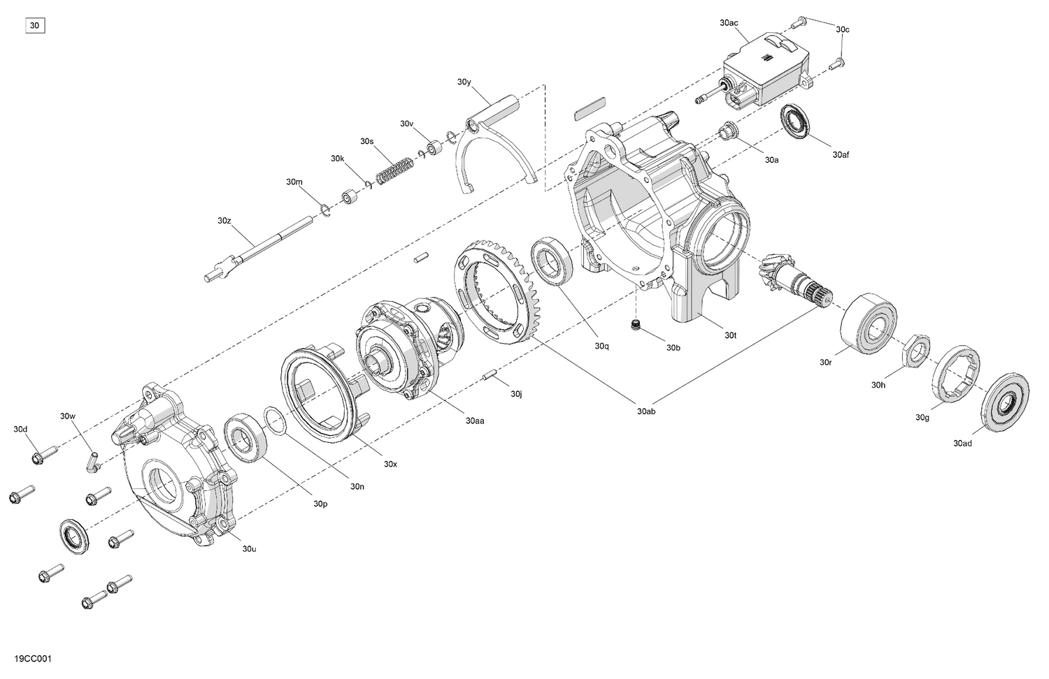 04- Drive - Front - Differential Parts