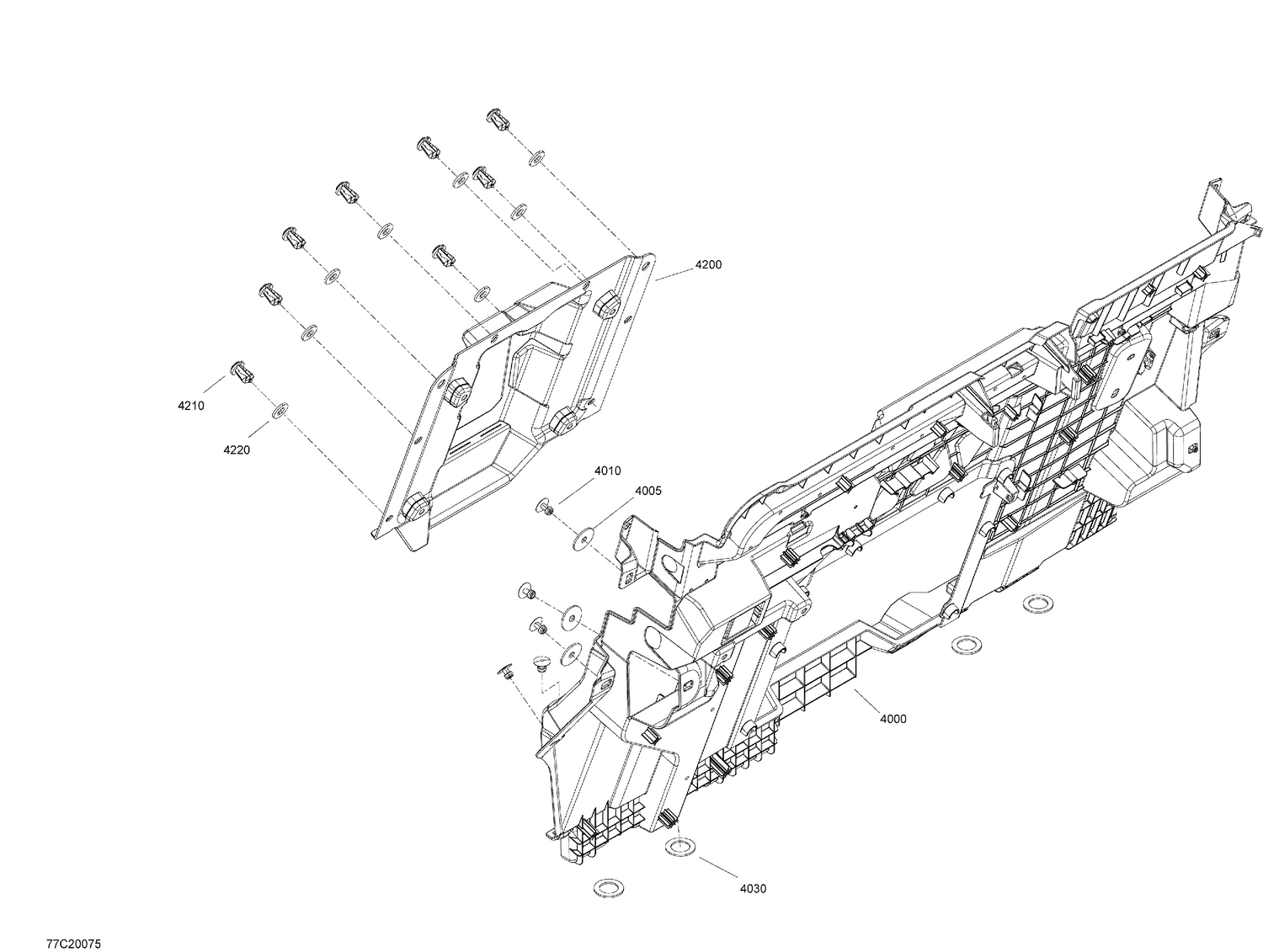 09- Cab Interior - Back Wall Section