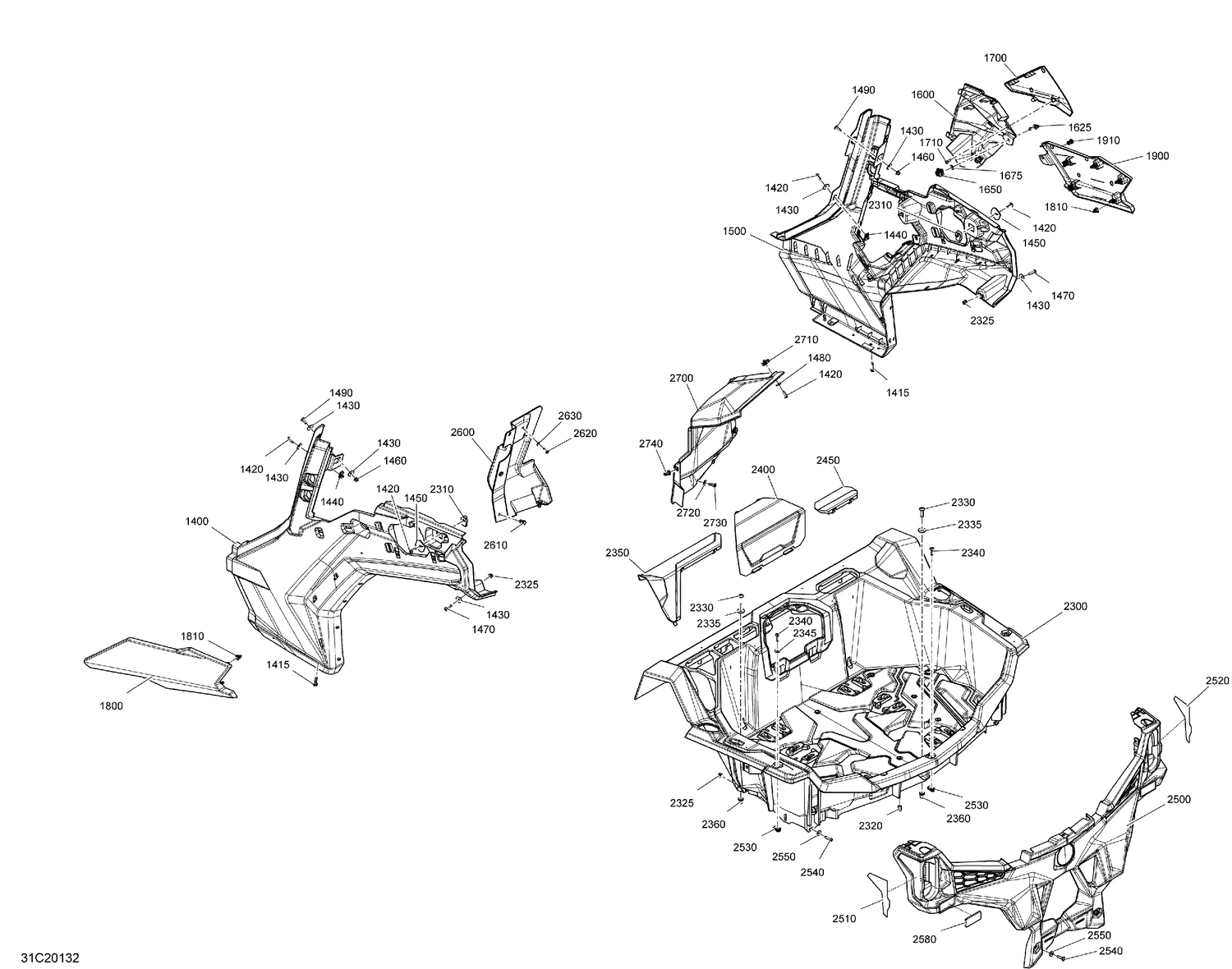 09- Body - Rear Section - White