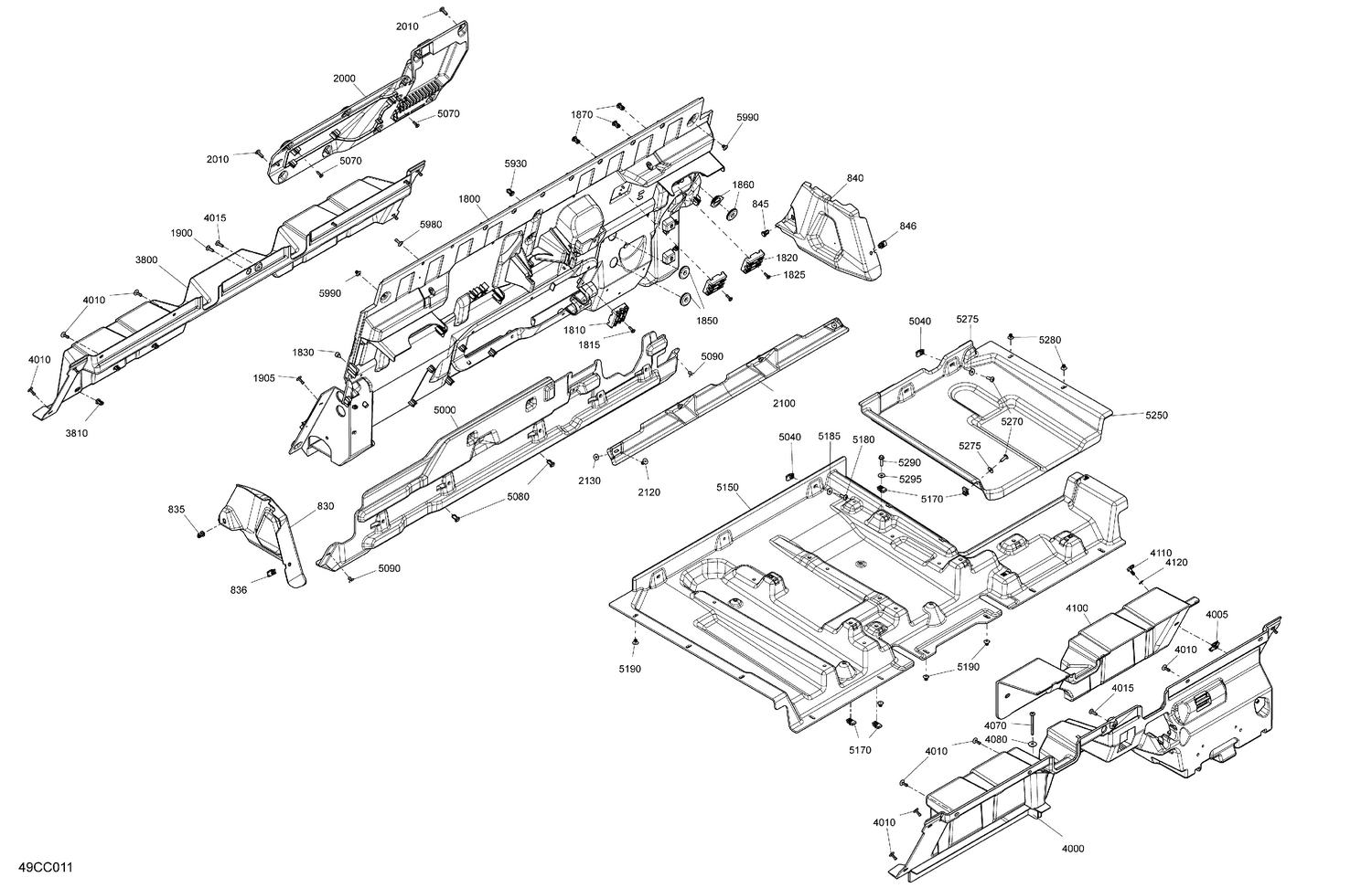 07- Cab Interior - Back Wall