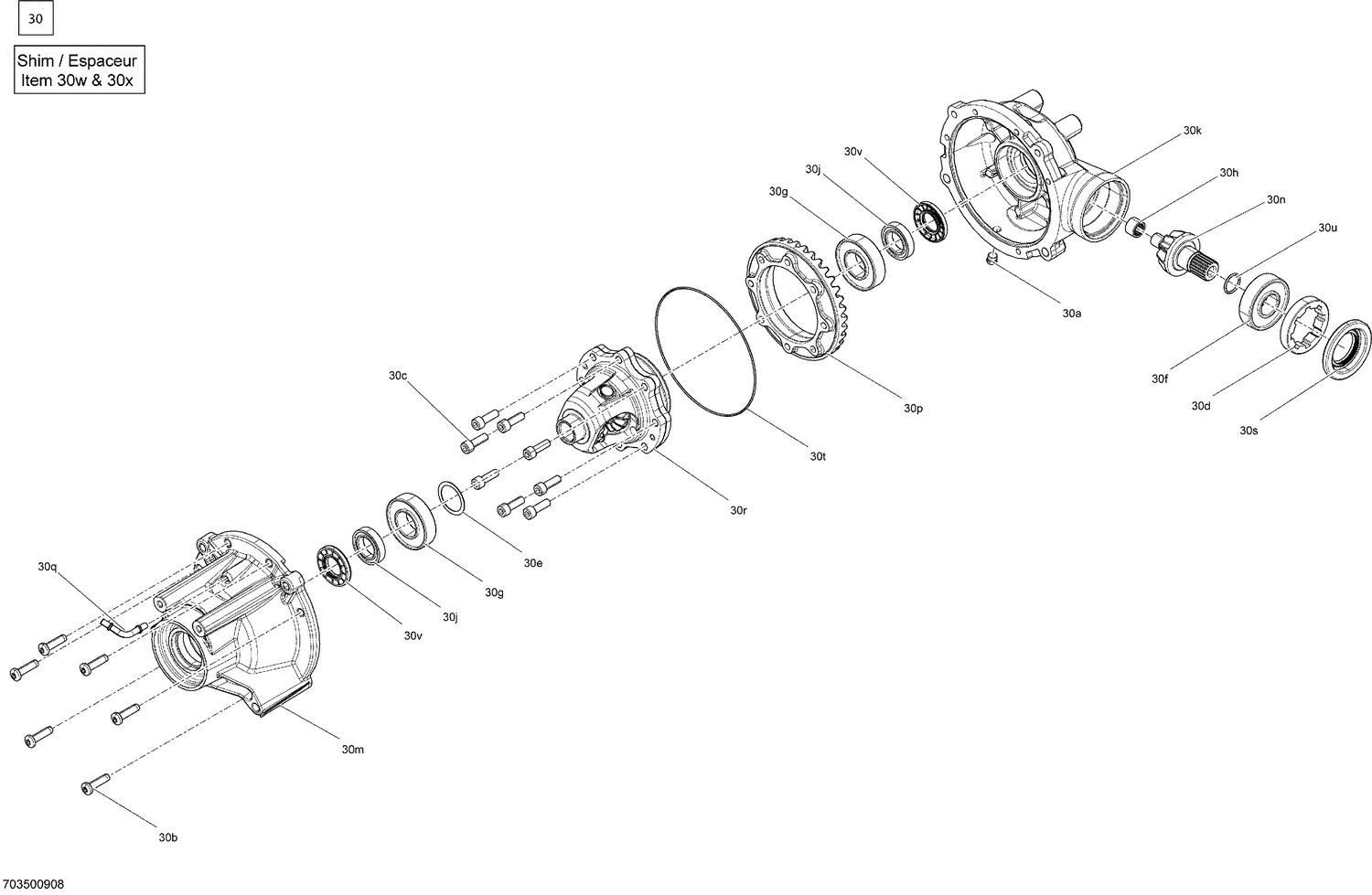04- Drive - Front Section - Differential Parts