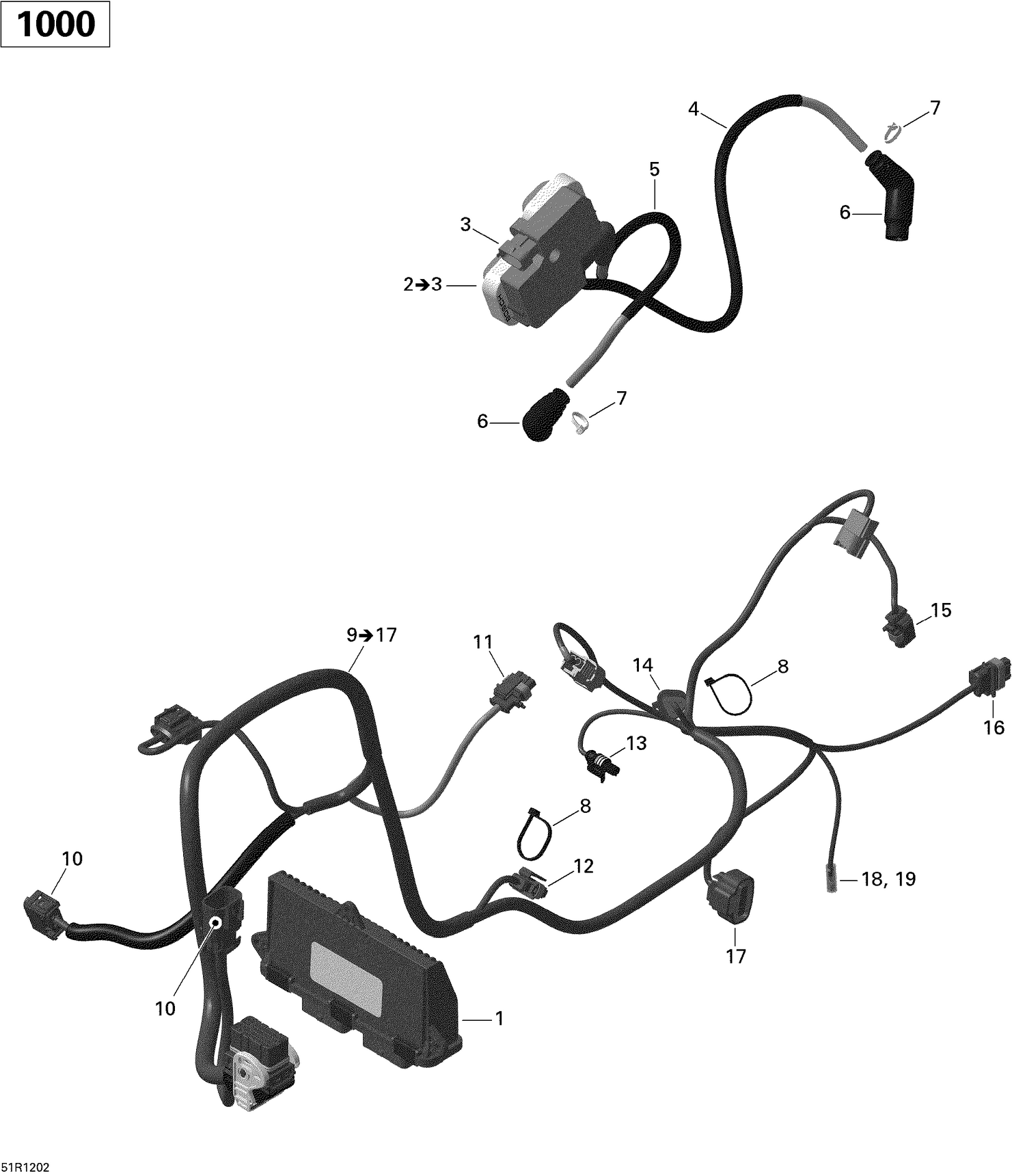 10- Engine Harness And Electronic Module