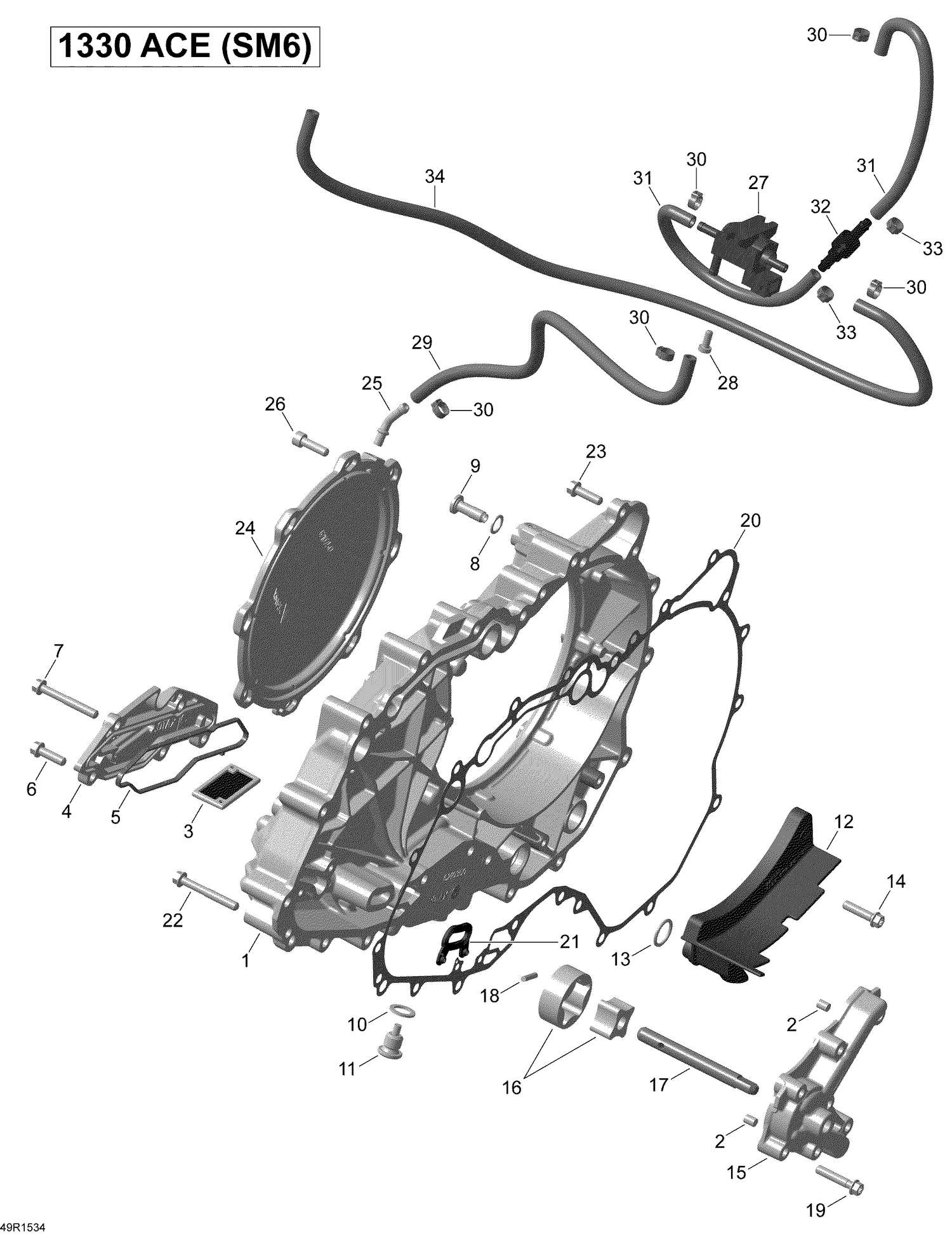 01- Clutch Cover _49R1534