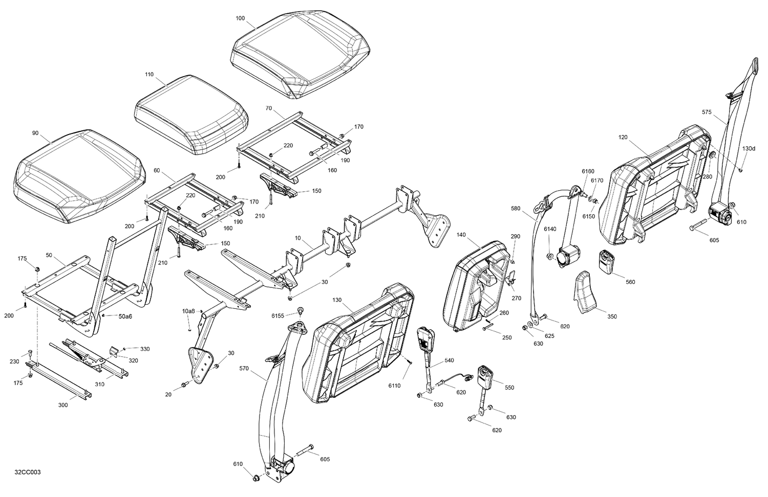 07- Body - Seat - Front Section