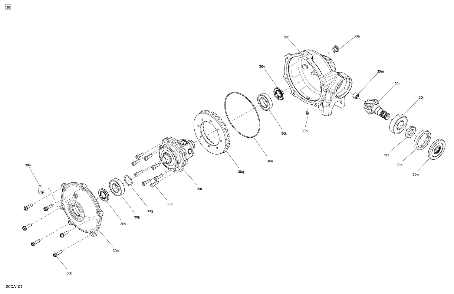 04- Drive - Front Differential - 705402763