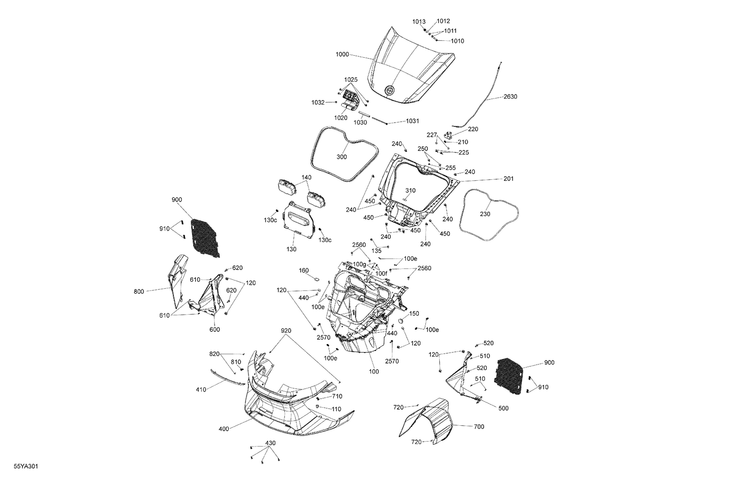 07- Body - Front Storage Tray