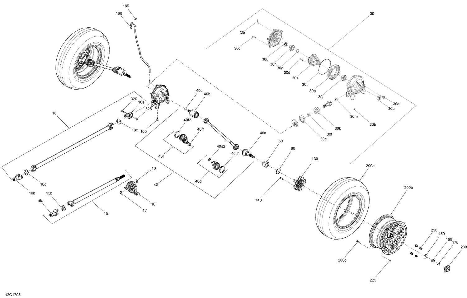 07- Drive System, Front - All Models