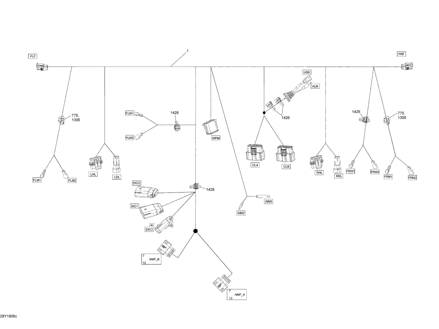 10- Electrical Harness Console_710006487