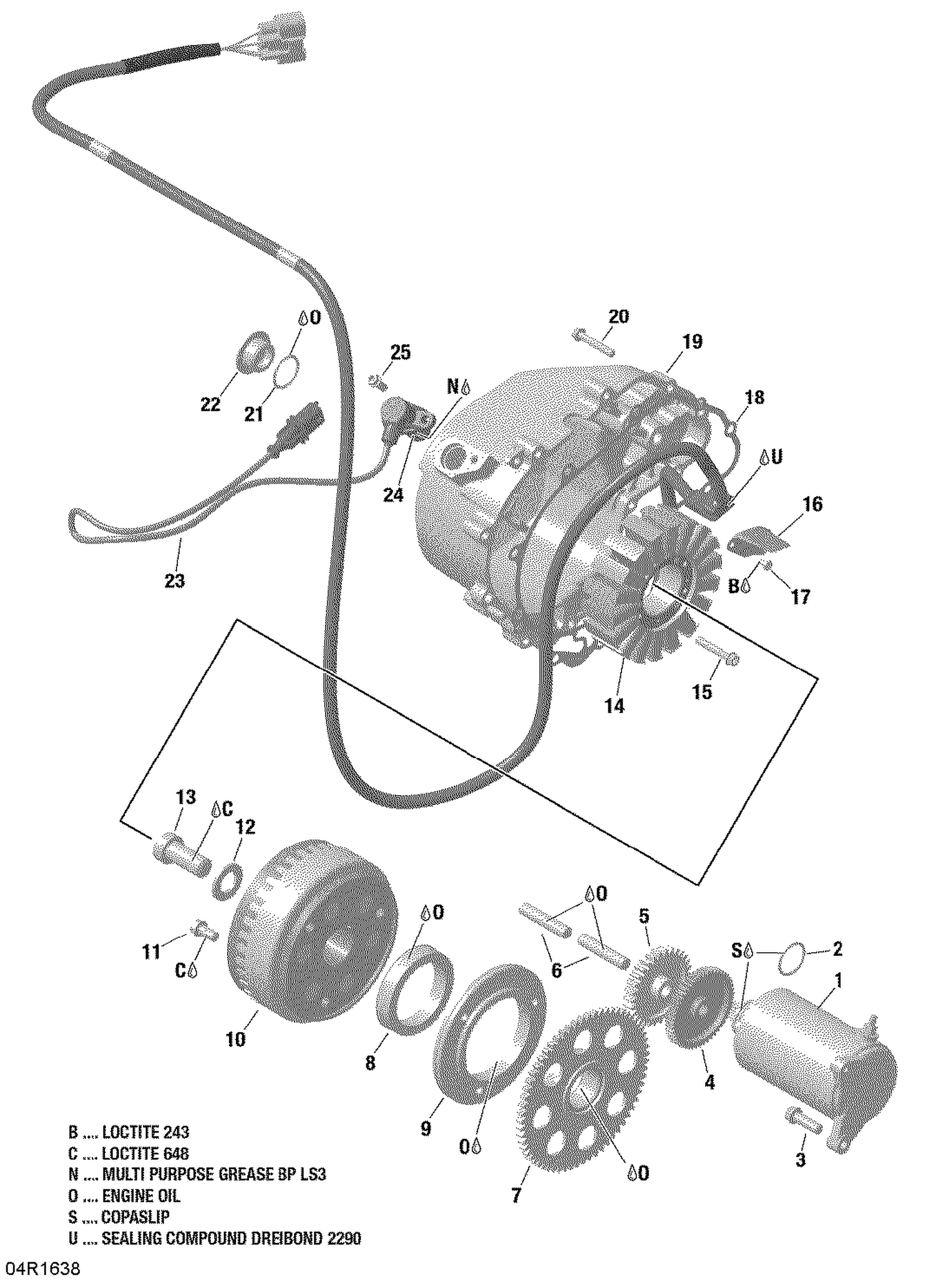 03- Magneto And Electric Starter - HD8