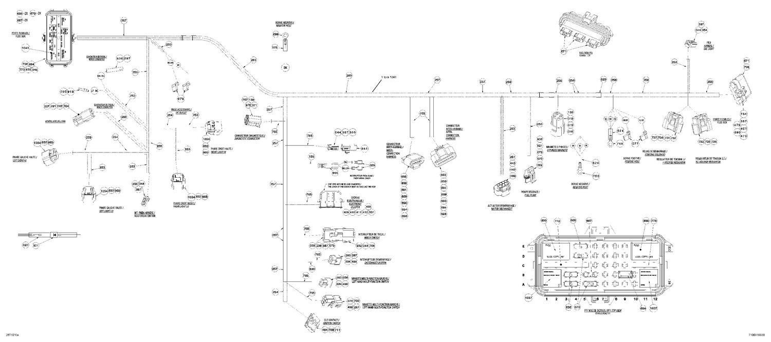 10- Main Harness 500 EFI