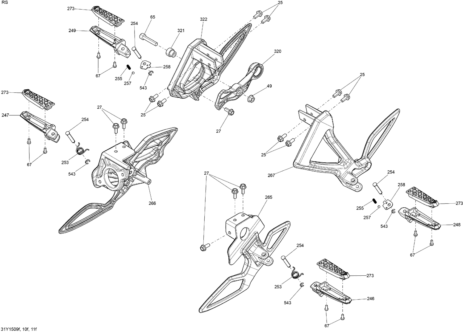 09- Body And Accessories Footrest_31Y1510f