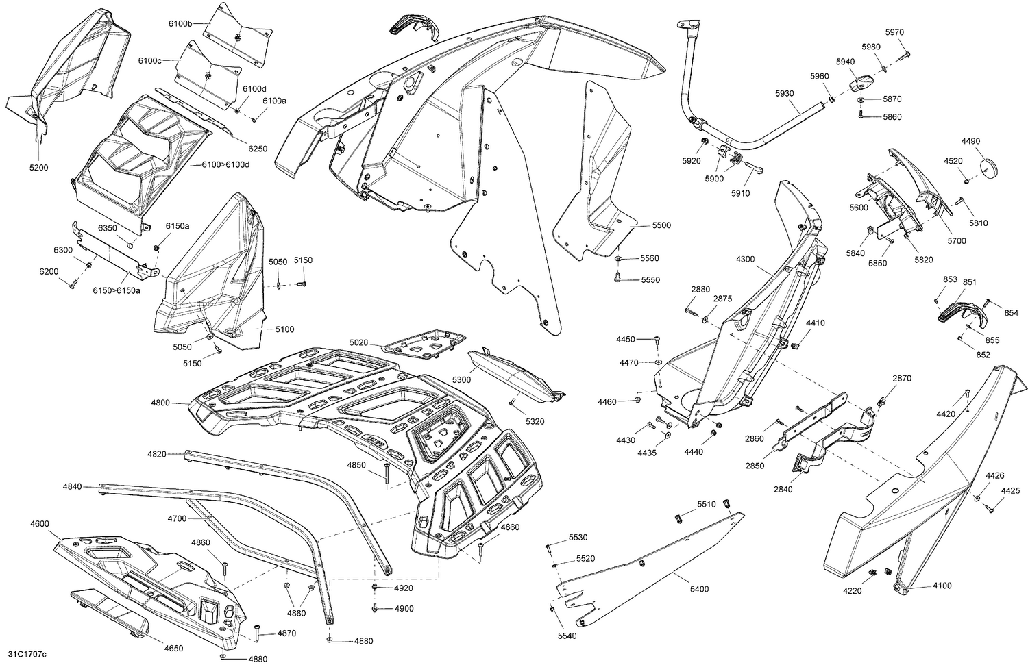 09- Body And Accessories - Rear Section All Models