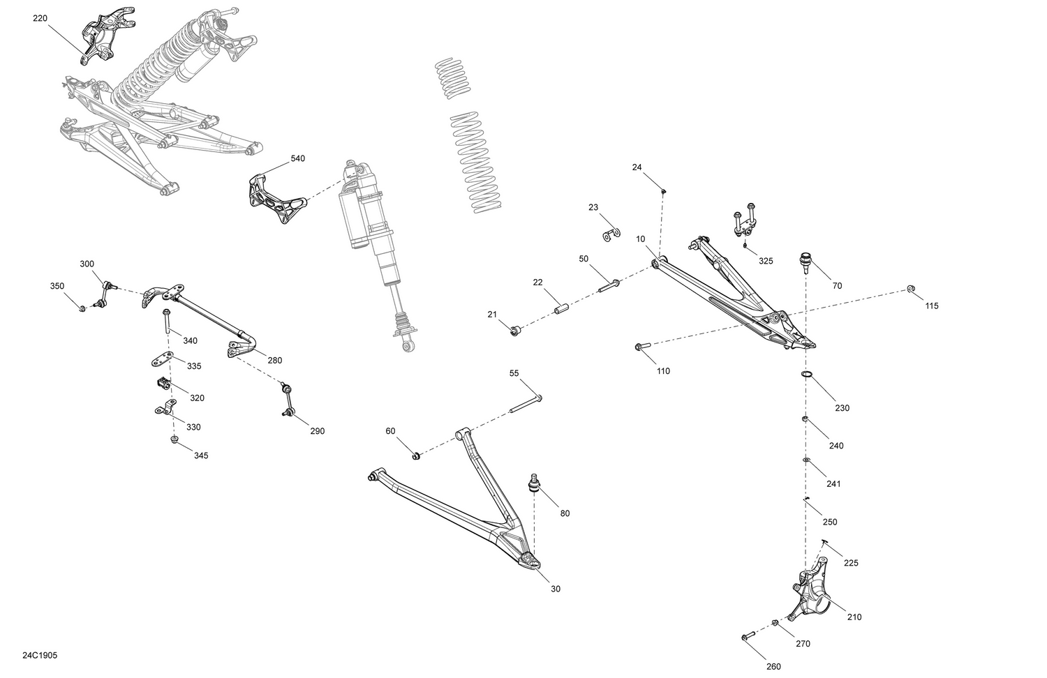 07- Front Suspension - Turbo R - XRS