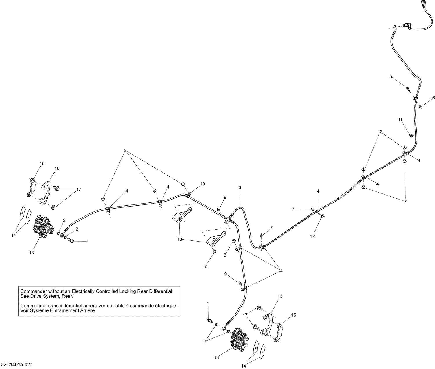 06- Brakes - With Locking Rear Differential_22C1401a