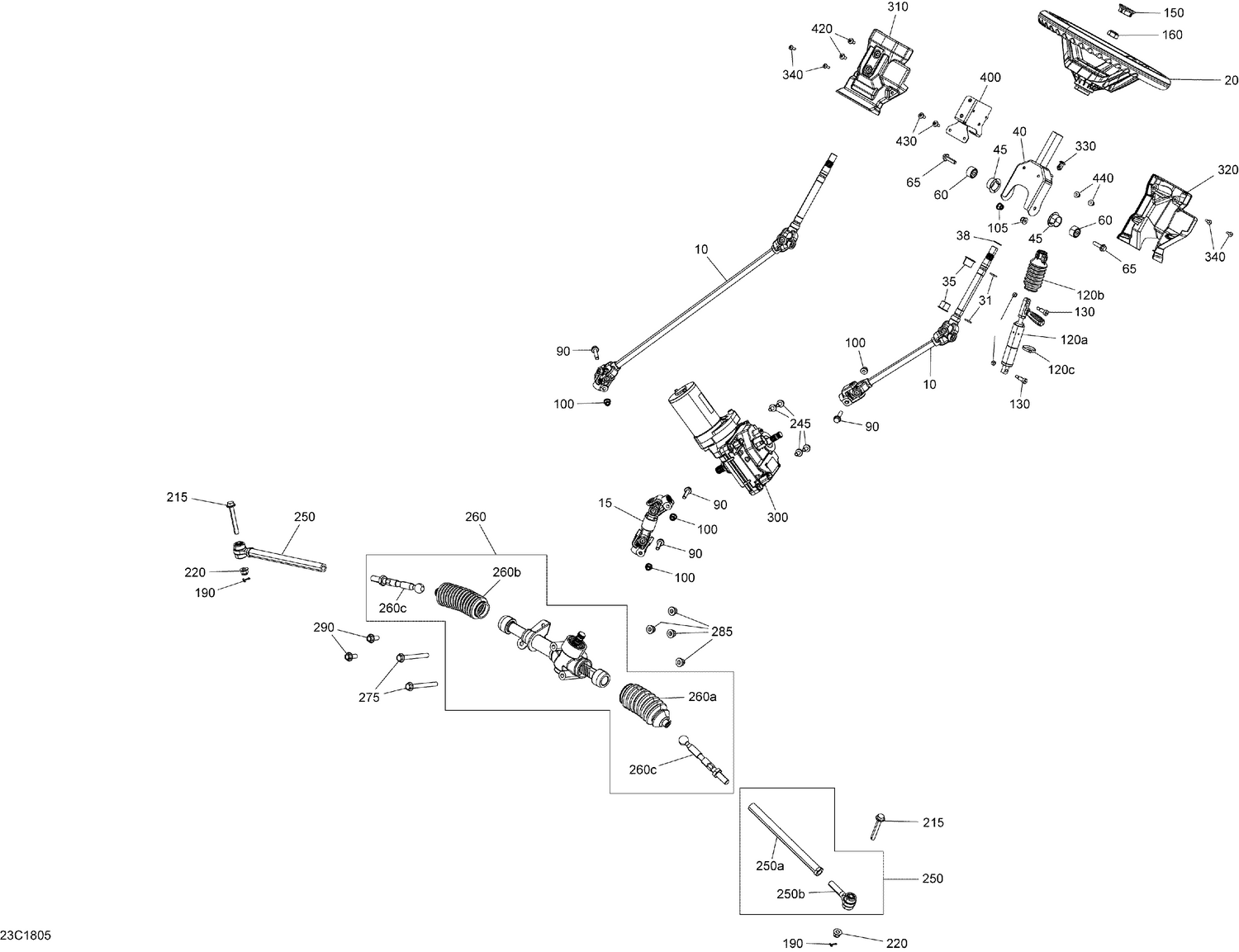 07- Steering Traxter T1B