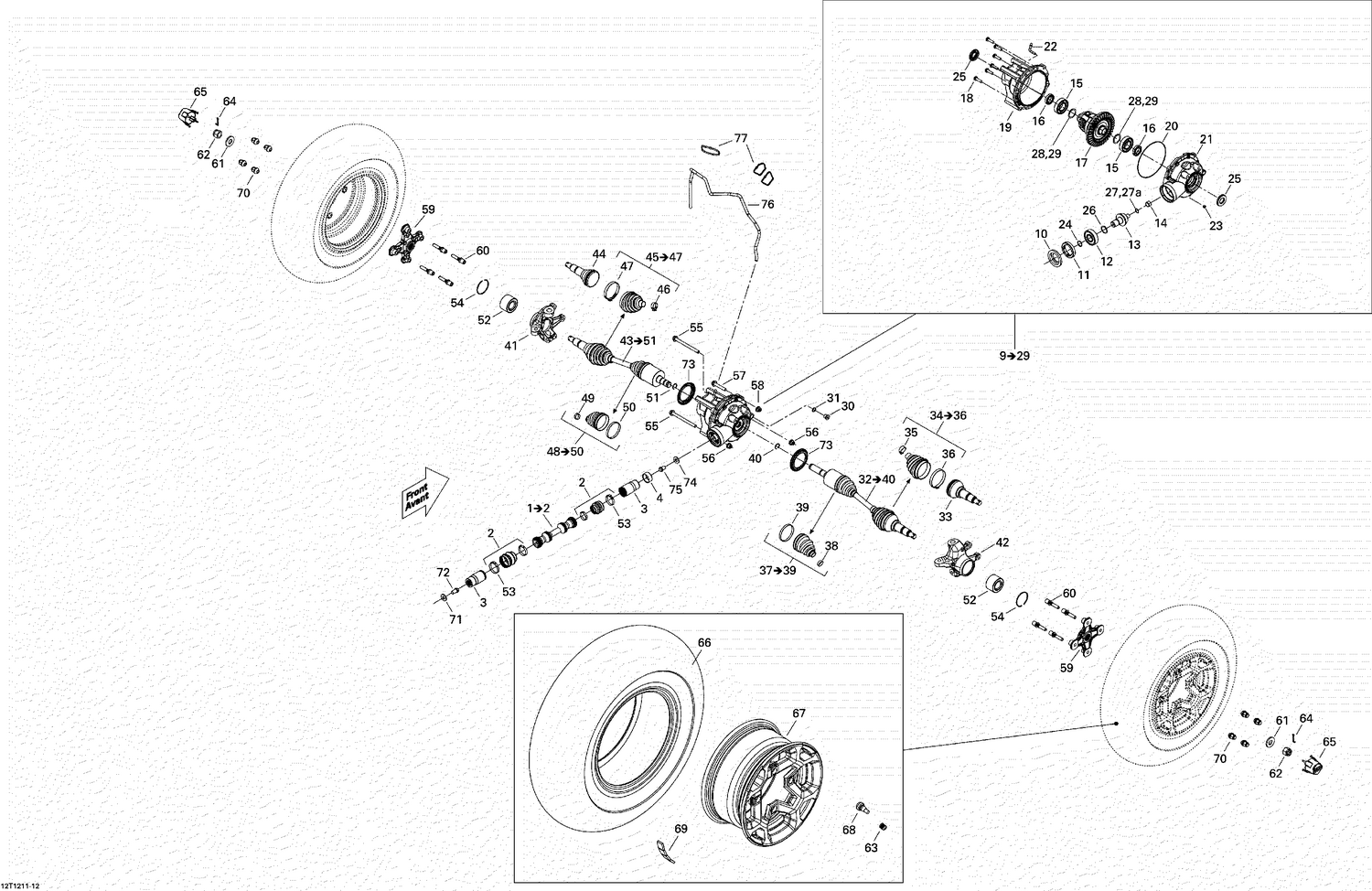 07- Drive System, Front