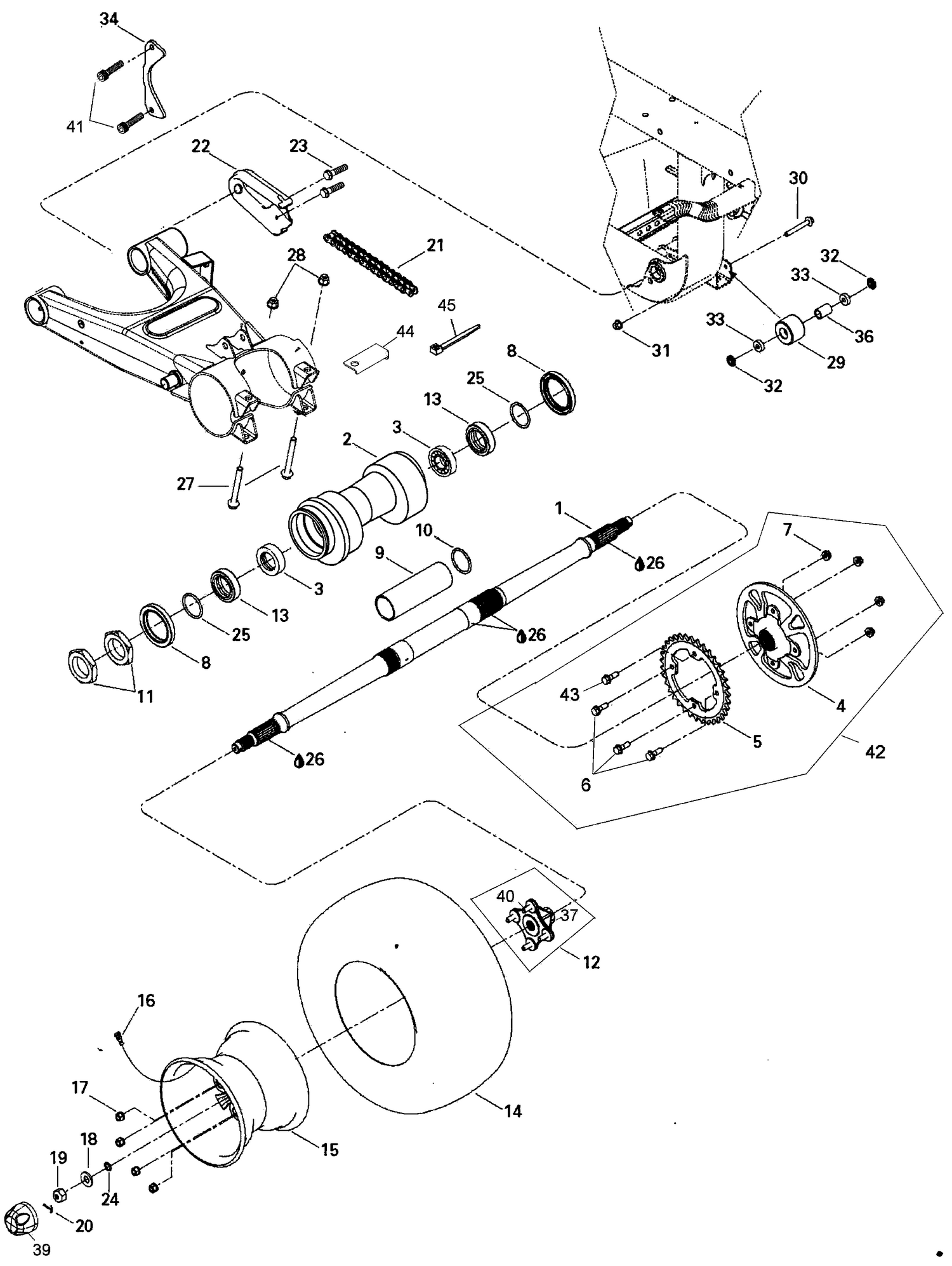 08- Drive System, Rear Europe