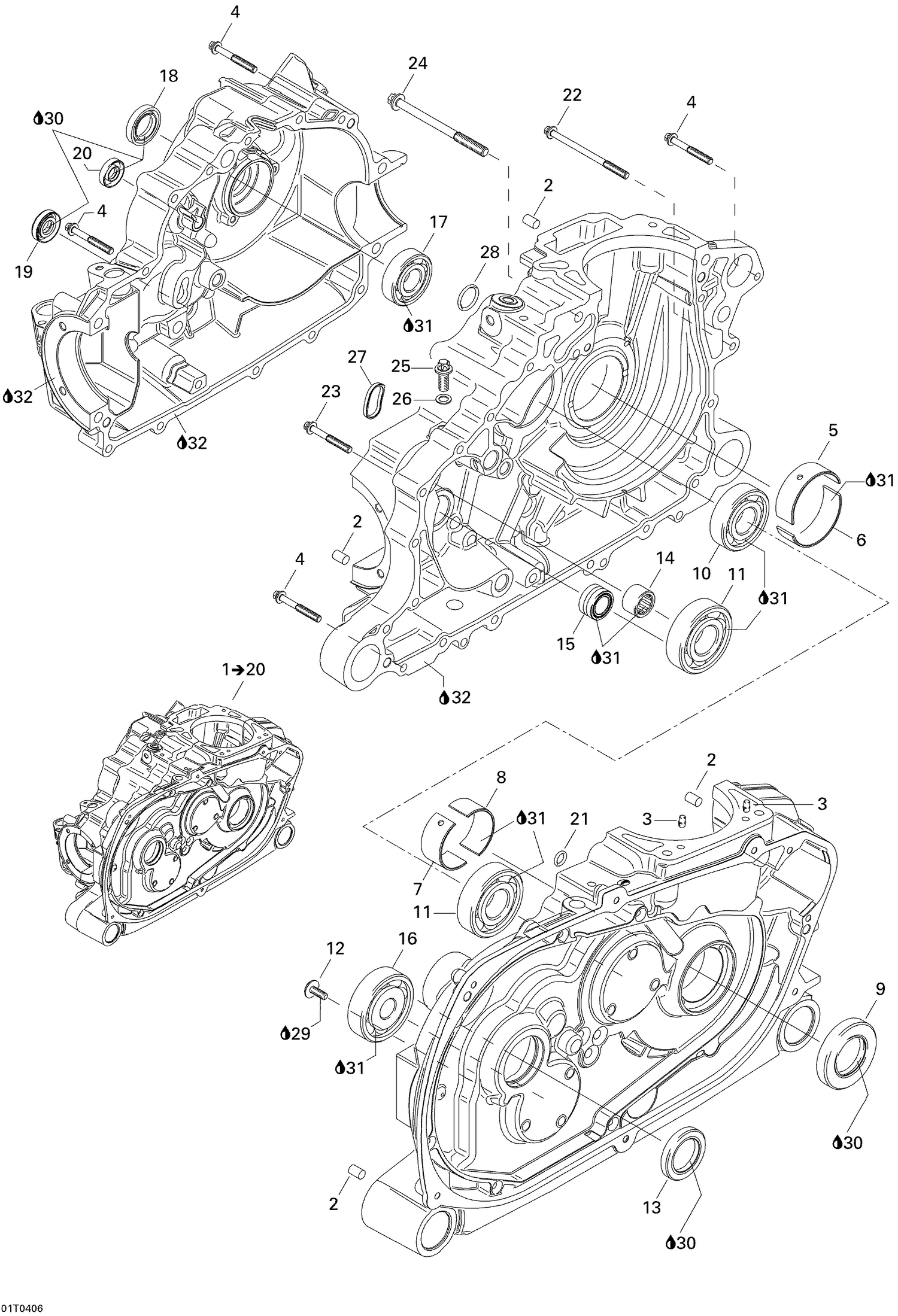 01- Crankcase