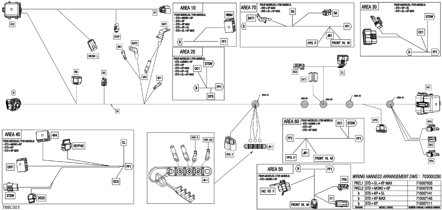 08- Electric - Main Harness - 710007145