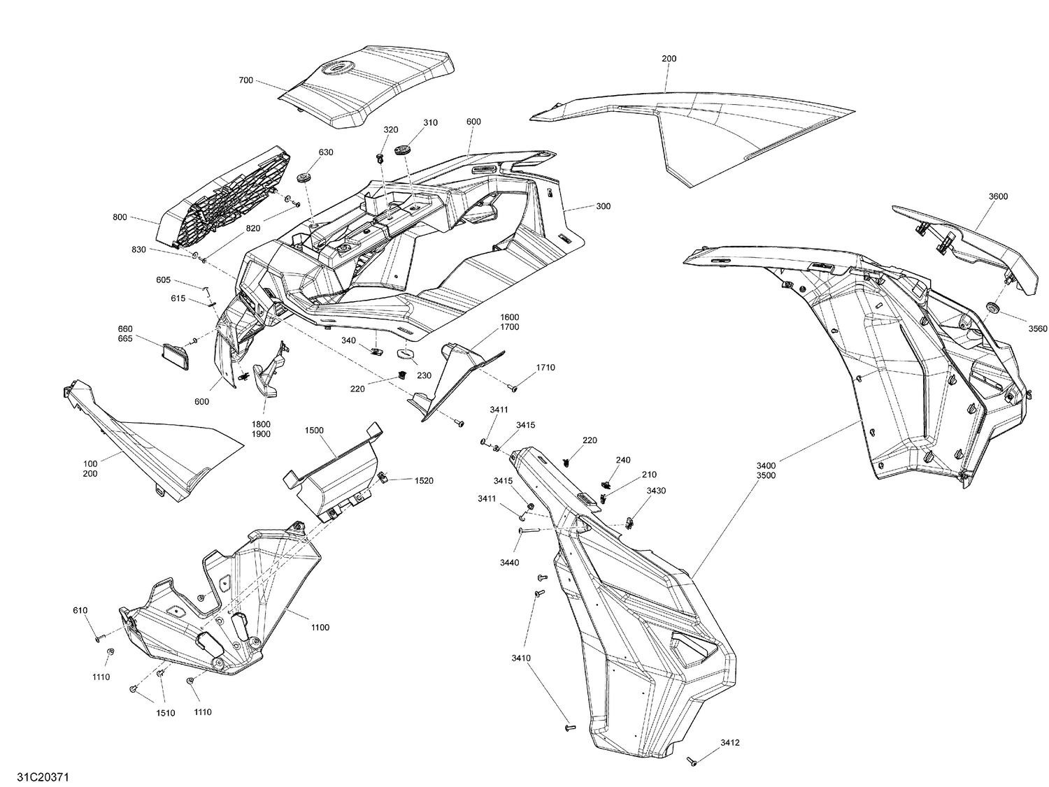 09- Body - Front Section - Hyper Silver