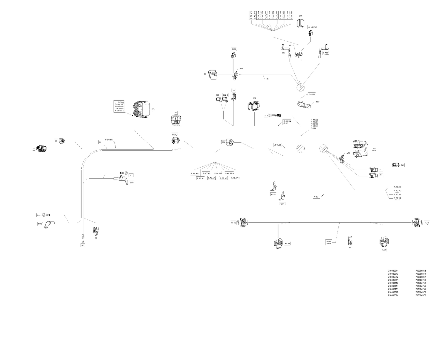 08- Electric - Main Harness - 710006376