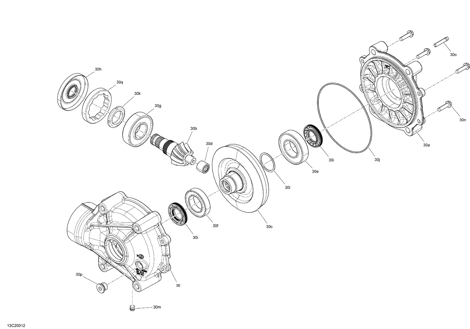 08- Rear Drive - Differential Parts